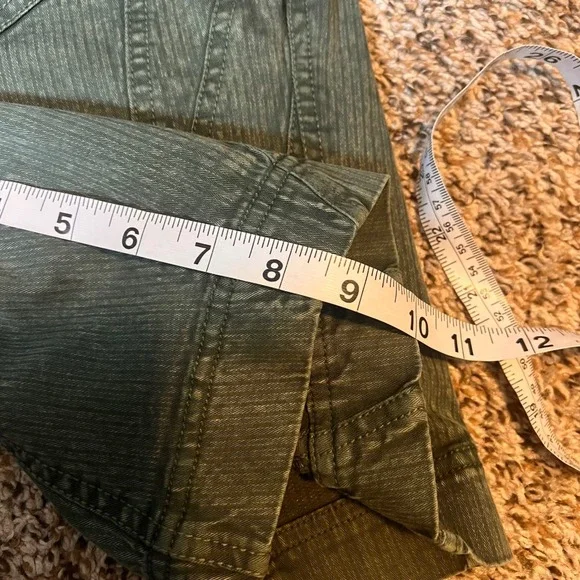 Free People Movement Women's Olive Green Corduroy Shorts Size‎ 10 - Picture 5 of 7